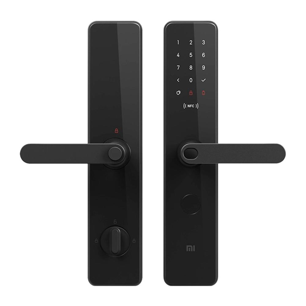 1S Fingerprint Door Lock with BT Touchscreen Keypad App Control Key Code Black |   Access Control Systems Access Control Systems Access Control Systems