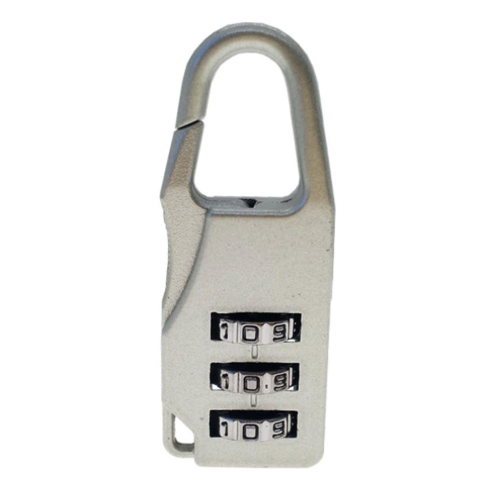 3 Dial Digit Number Code Password Combination Padlock Silver |   Access Control Systems Access Control Systems Access Control Systems