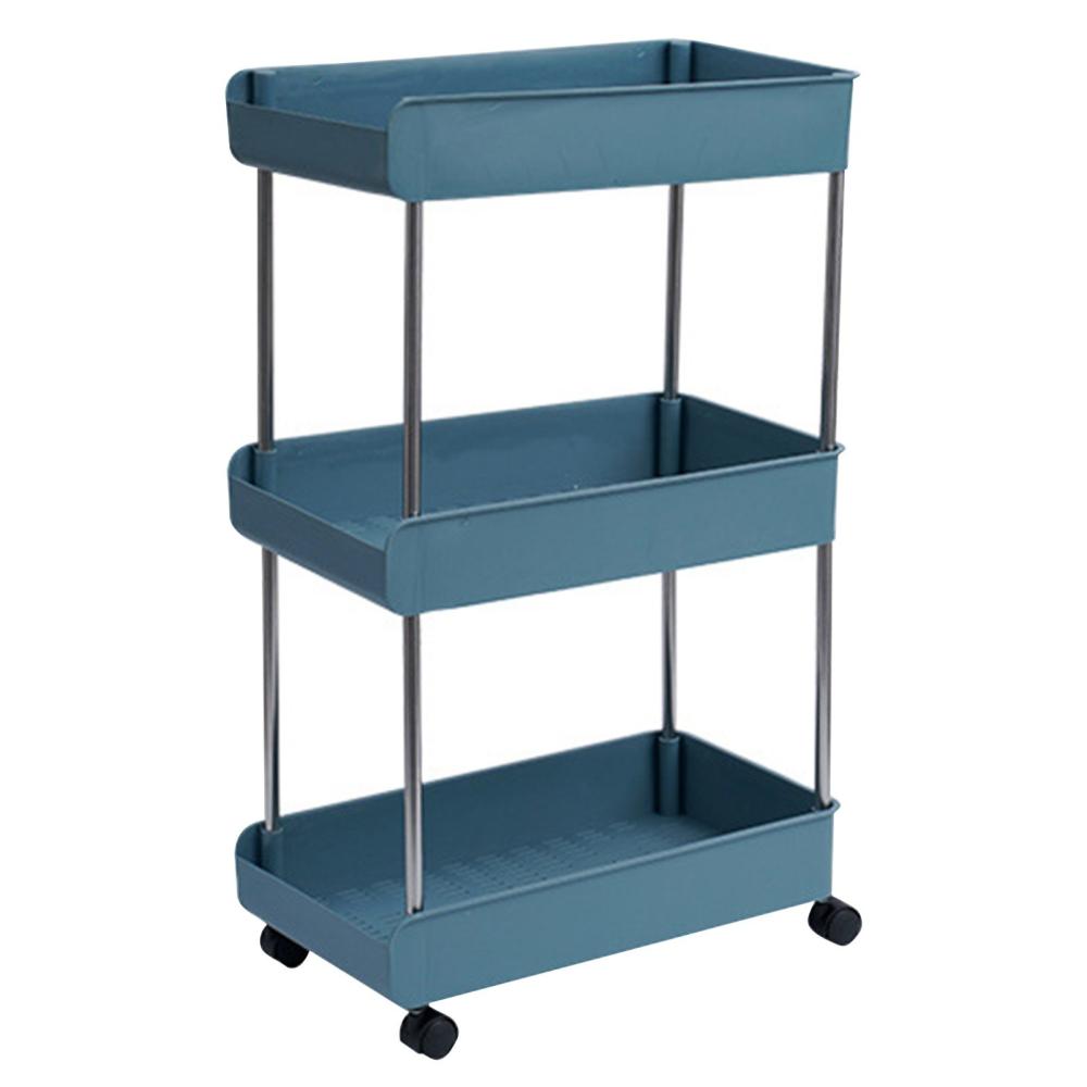 3-Tier Rolling Utility Cart with Wheels Hanging Hook  |   Small Appliances Kitchen & Dining Small Appliances