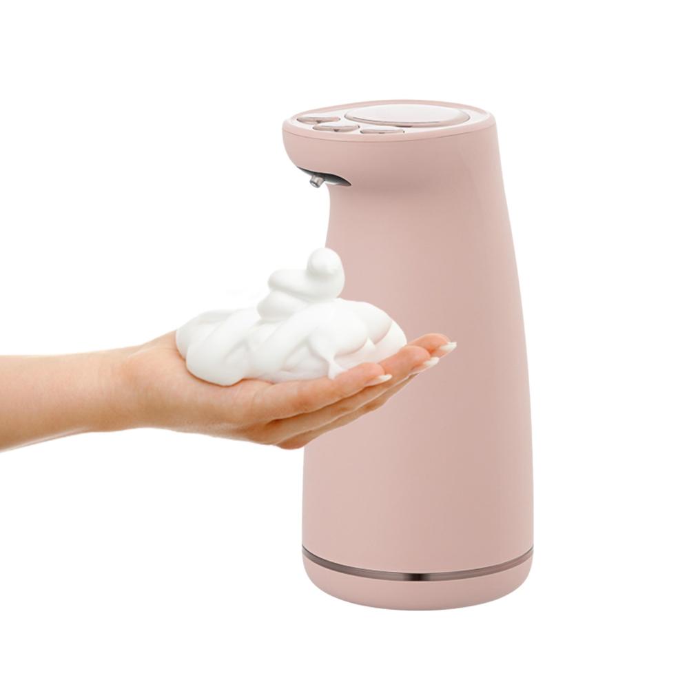 300mL Cat Paw Shaped Automatic Foam Soap Dispenser Touchless Foaming Soap Dispenser USB Rechargeable Desktop Infrared Soap Dispenser for Home Kitche Toilet Office Hotel Pink |   Smart Home System Smart Home System Pink