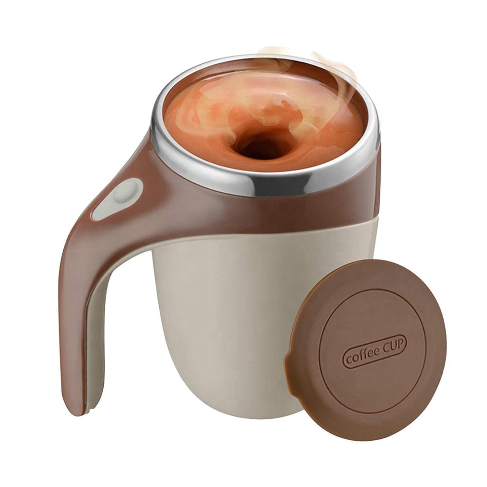 380mL Self Stirring Mug with Lid Automatic Magnetic Stirring Coffee Cup Electric Stainless Steel Self Mixing Coffee Cup for Coffee Milk Cocoa Hot Chocolate Coffee |   Smart Home System Smart Home System Coffee