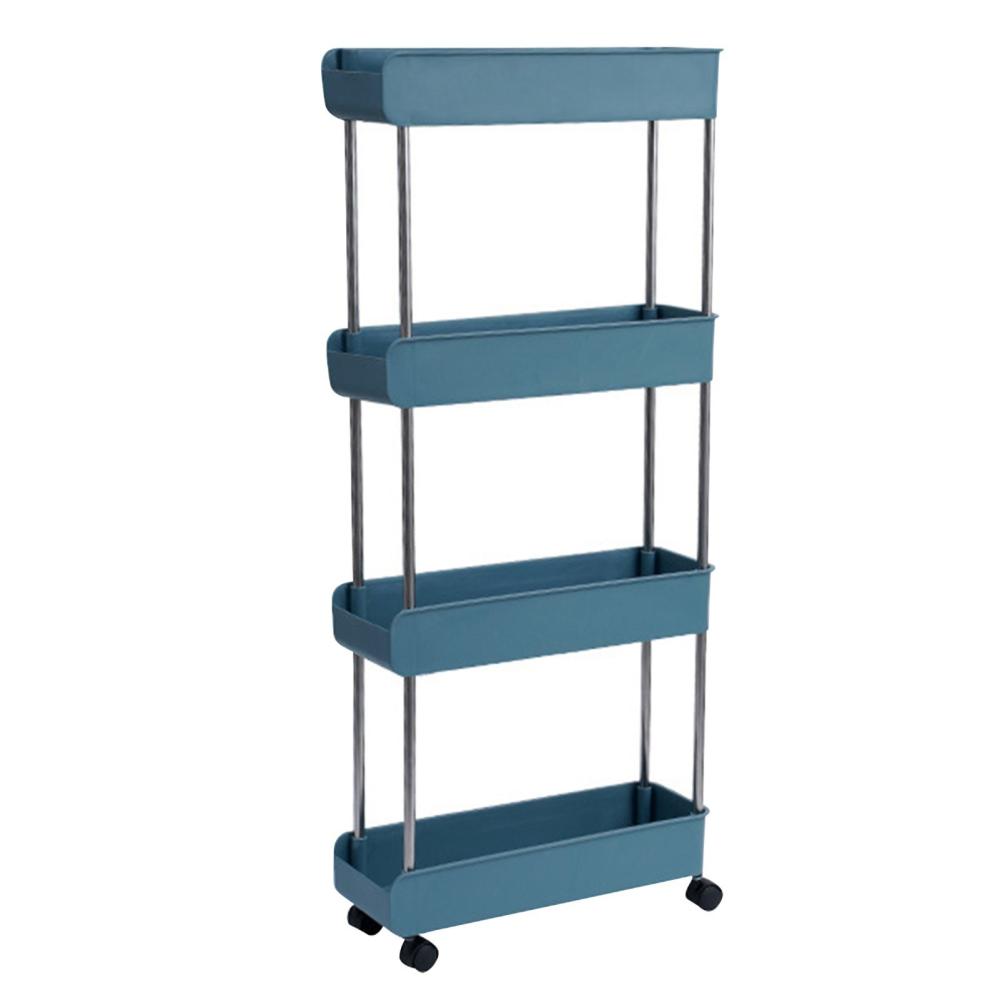 4-Tier Rolling Utility Cart with Wheels Hanging Hook  |   Small Appliances Kitchen & Dining Small Appliances