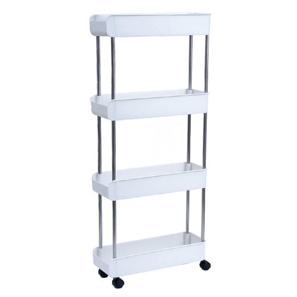 4-Tier Rolling Utility Cart with Wheels Hanging Hook  |   Small Appliances Kitchen & Dining Small Appliances