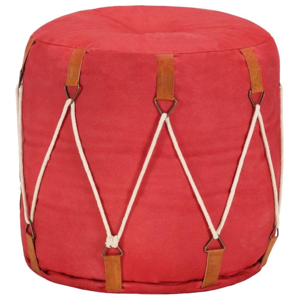 40 x 40 cm Cotton Canvas Soft Chair Red |   Smart Home System Smart Home System Red