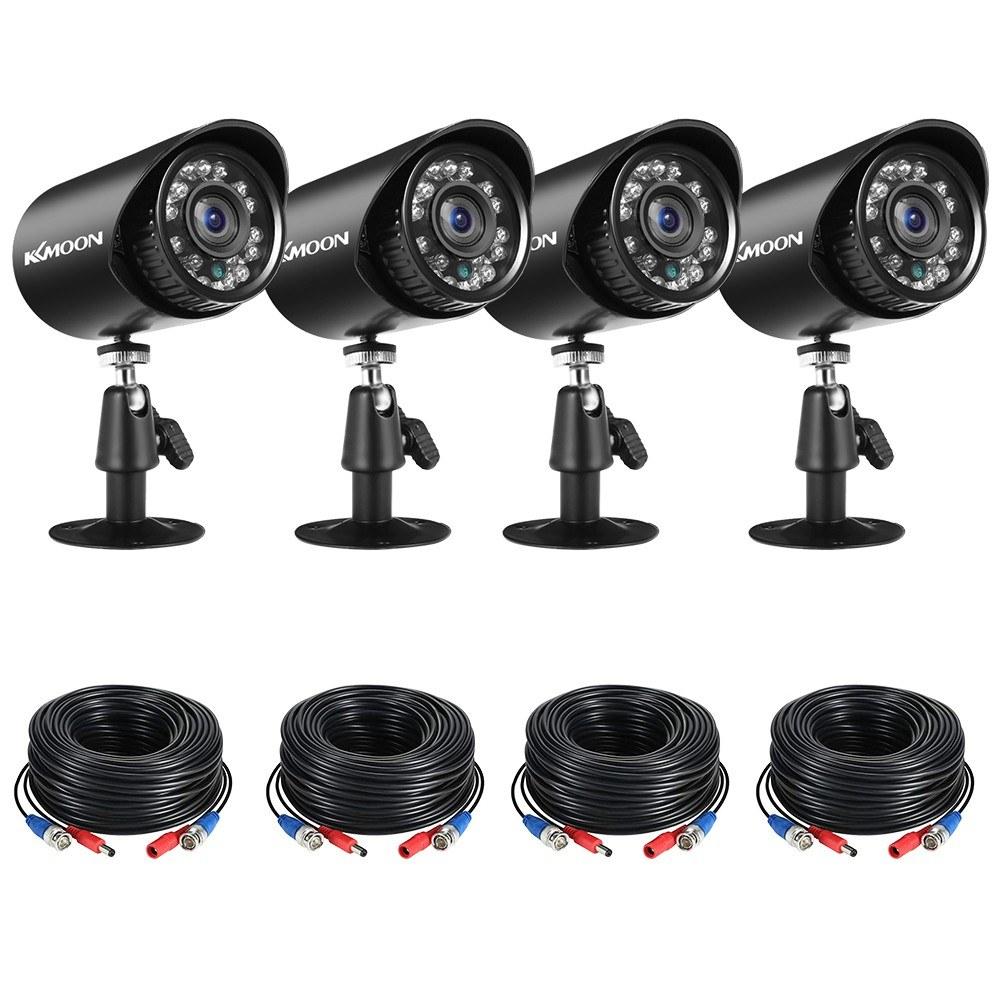 4pcs Full HD 1080P 2MP Security Analog Cameras Outdoor Weatherproof CCTV Surveillance Camera With Infrared Night Vision Motion Detection NTSC System  |   Wireless Wifi & IP Security Cameras Home Security System Wireless Wifi & IP Security Cameras