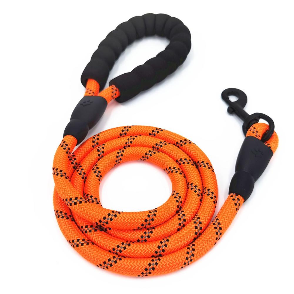 5ft Reflective Dog Leash Strong Dog Leash Orange |   Smart Home System Smart Home System Orange