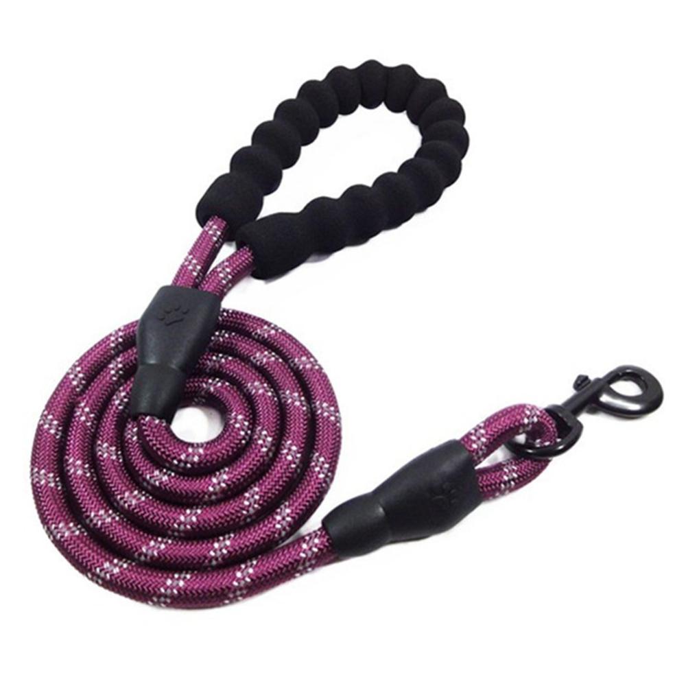 5ft Reflective Dog Leash Strong Dog Leash Purple |   Smart Home System Smart Home System Purple