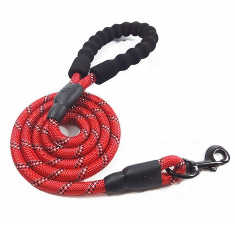 5ft Reflective Dog Leash Strong Dog Leash Red |   Smart Home System Smart Home System Red