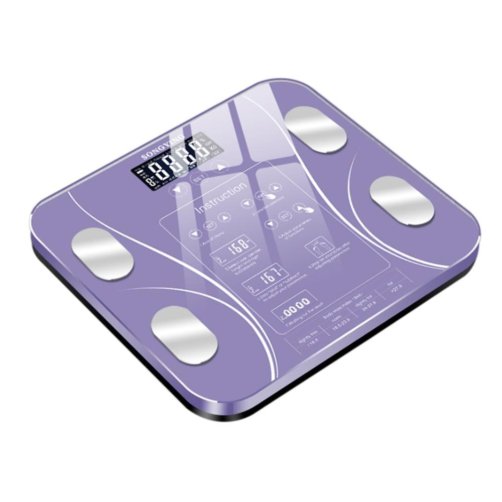 Body Fat Scales Intelligent Electronic Weight Scale High Precision Digital BMI Scale Purple |   Smart Home System Smart Home System Purple