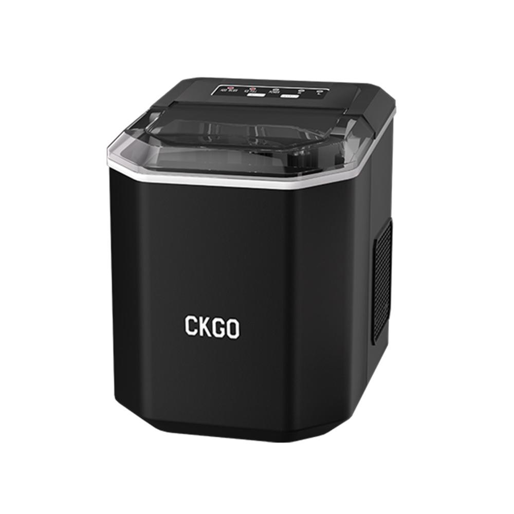 CKGO Portable Ice Maker Machine Automatic Self Cleaning Countertop with Ice Scoop Black |   Small Appliances Kitchen & Dining Black