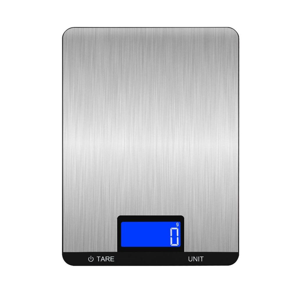 Digital Food Scale 5kg/11lb Rechargeable Digital Kitchen Scale with LCD Display Touch Buttons 7 Units Option 3g/0.1oz Precise Graduation Stainless Steel Digital Scale for Baking Cooking  |   Small Appliances Kitchen & Dining Small Appliances