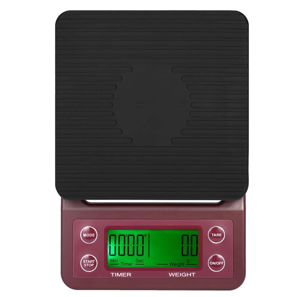 Digital Kitchen Scale Food Scale Coffee Scale Burgundy |   Small Appliances Kitchen & Dining Burgundy