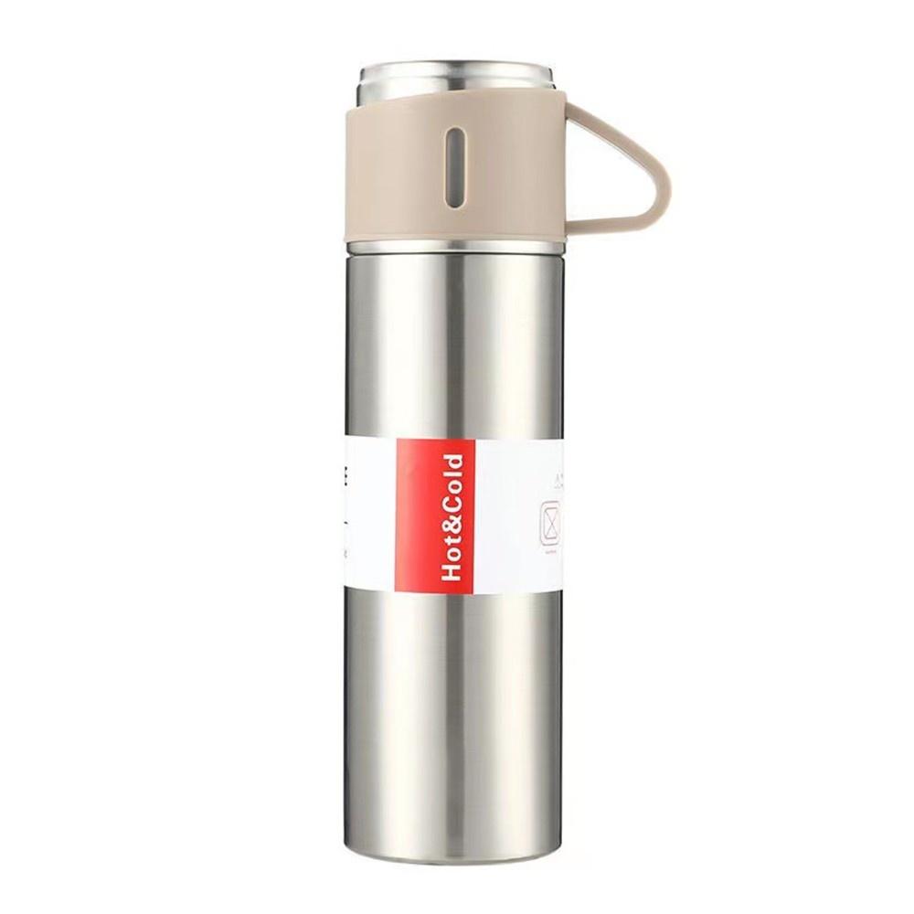 Double Layer Stainless Steel Vacuum Insulated Water Bottle Coffee Mug Thermal Bottle 12H Keeps Hot and Cold Leakproof Suitable for Home Office Outdoor Travel  |   Small Appliances Kitchen & Dining Small Appliances