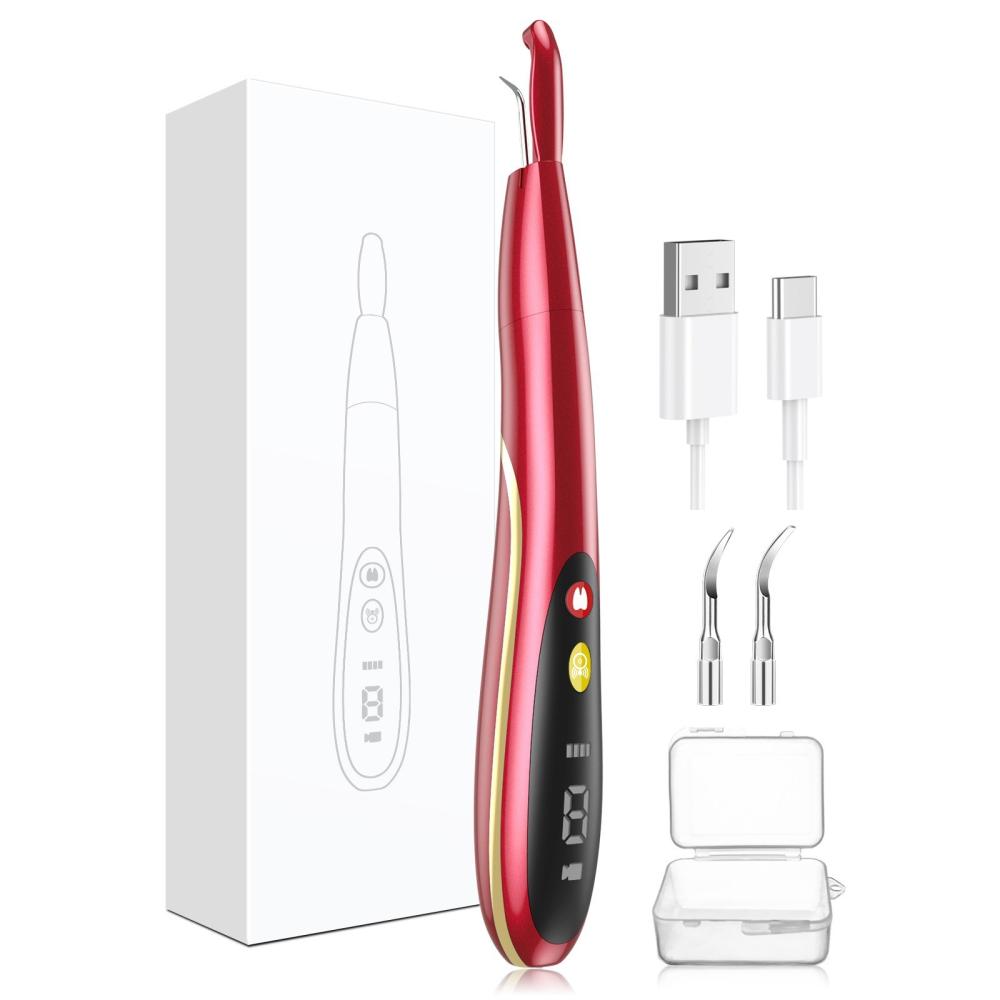 Electric Tooth Cleaner WiFi Visual Smart Tartar Remover Red |   Health Monitors & Testing Health Monitors & Testing Health Monitors & Testing