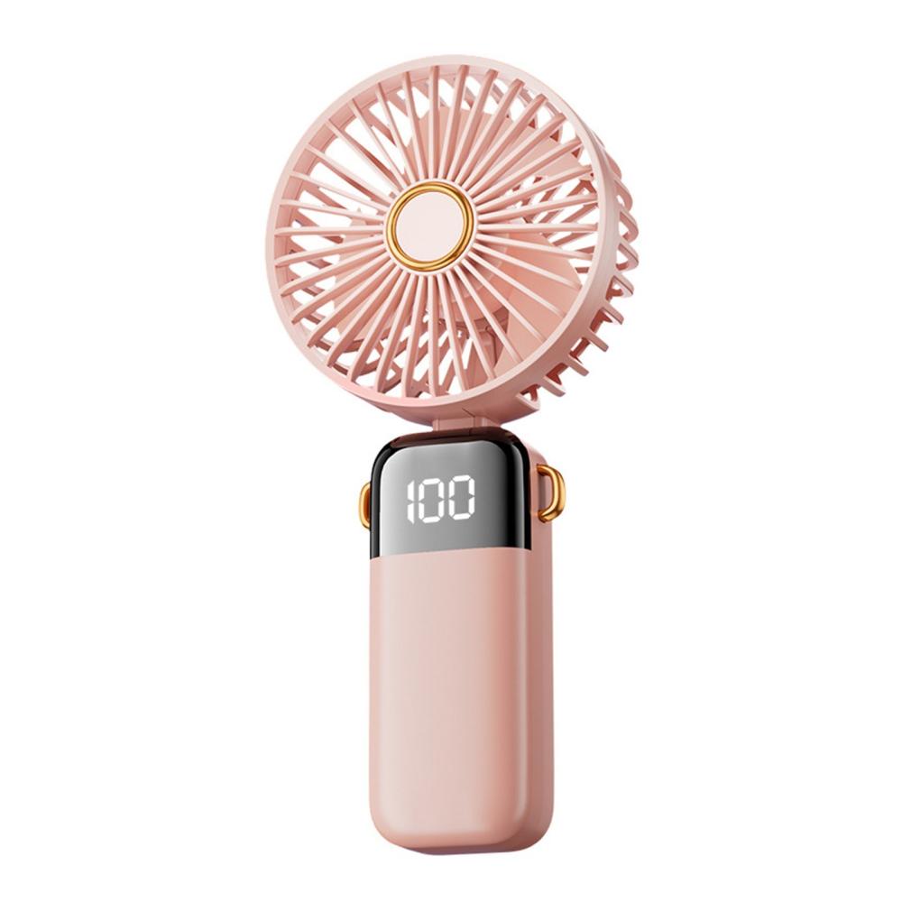 Handheld Portable Mini Fan Electric Ice Cooling Fan Pink |   Smart Home System Smart Home System Pink