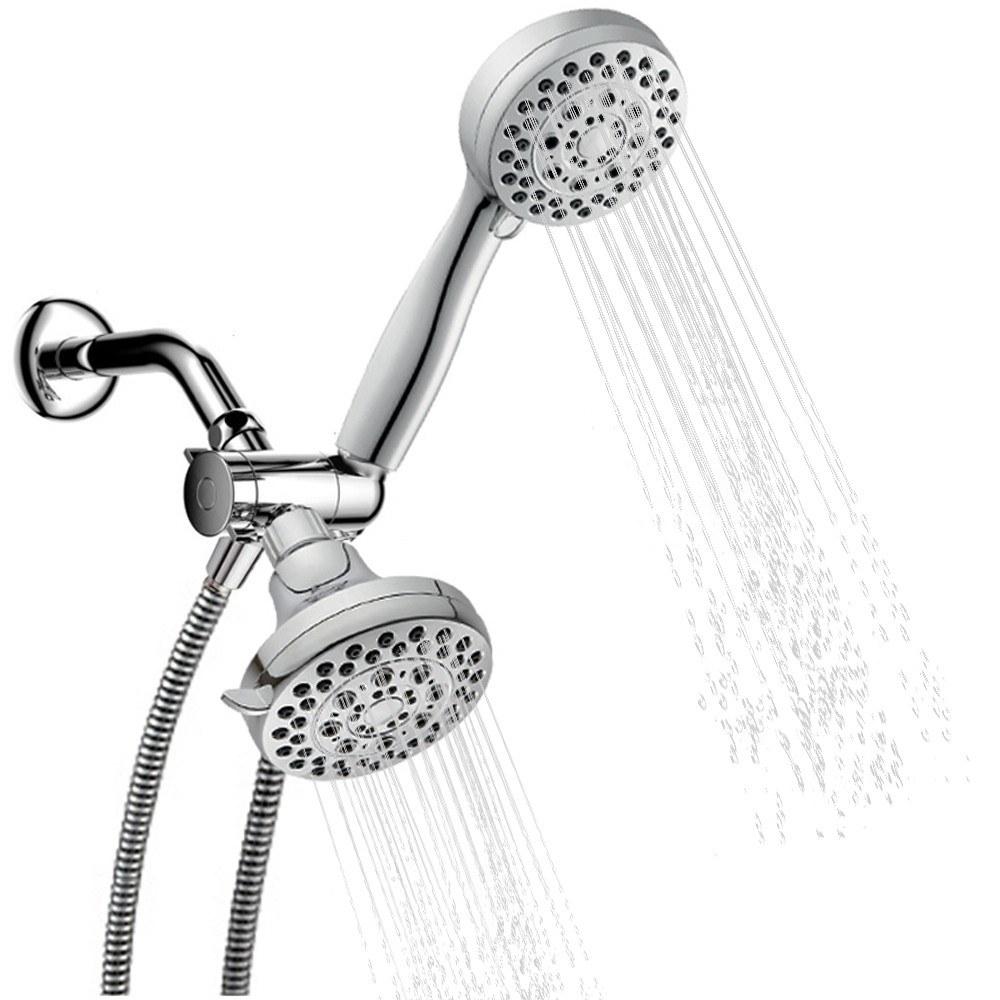 Handheld Shower Head Rain Showerhead Combo Silver |   Smart Home System Smart Home System Silver