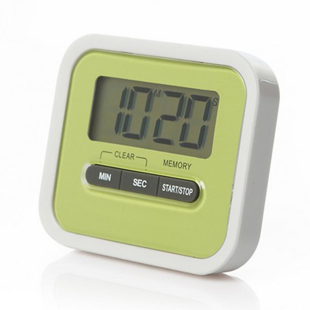 Magnet Kitchen Timer 100-Minute Digital Count Up & Countdown Timers Green |   Small Appliances Kitchen & Dining Green