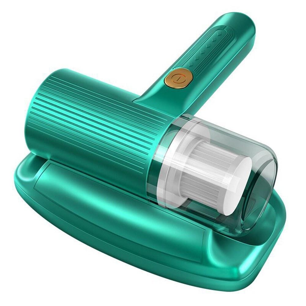 Mite Removal Vacuum Cleaner Handheld Portable Wireless 20KPA Enhanced Suction 300W 2000mAh Mite Removal Machine Double Beat Household Bed Mite Removal Instrument Green |   Vacuum Cleaners Smart Living Green