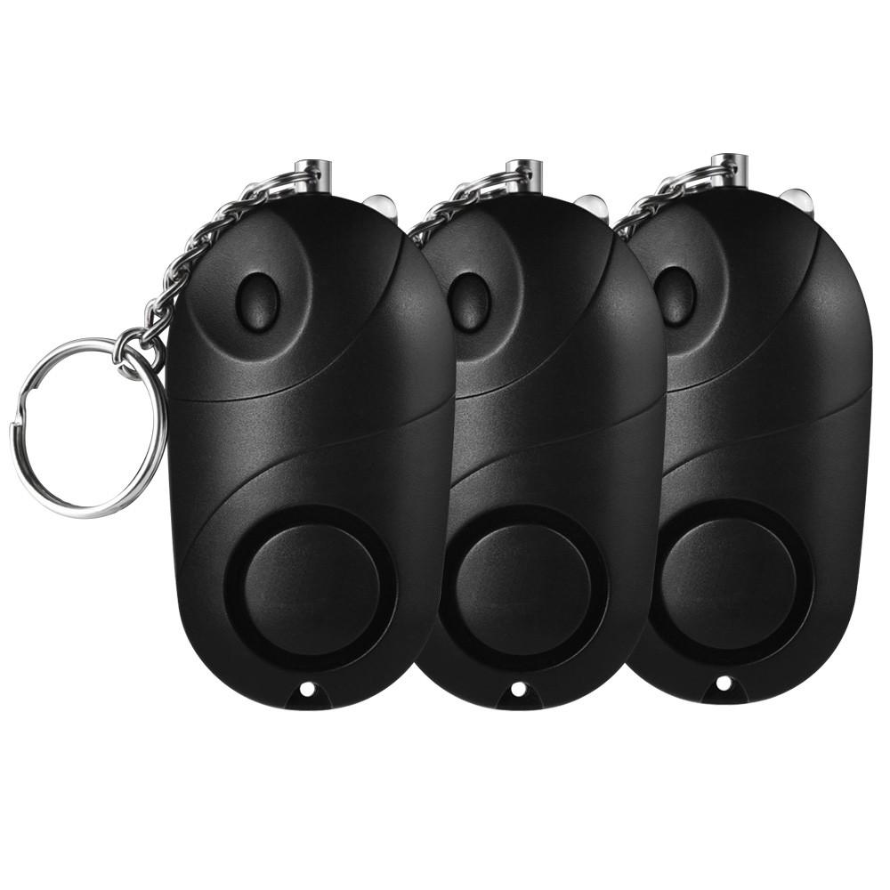 Personal Alarm 120-130dB Safe Sound Emergency Self-Defense Security Alarm Keychain Black |   Alarm Systems Alarm Systems Alarm Systems