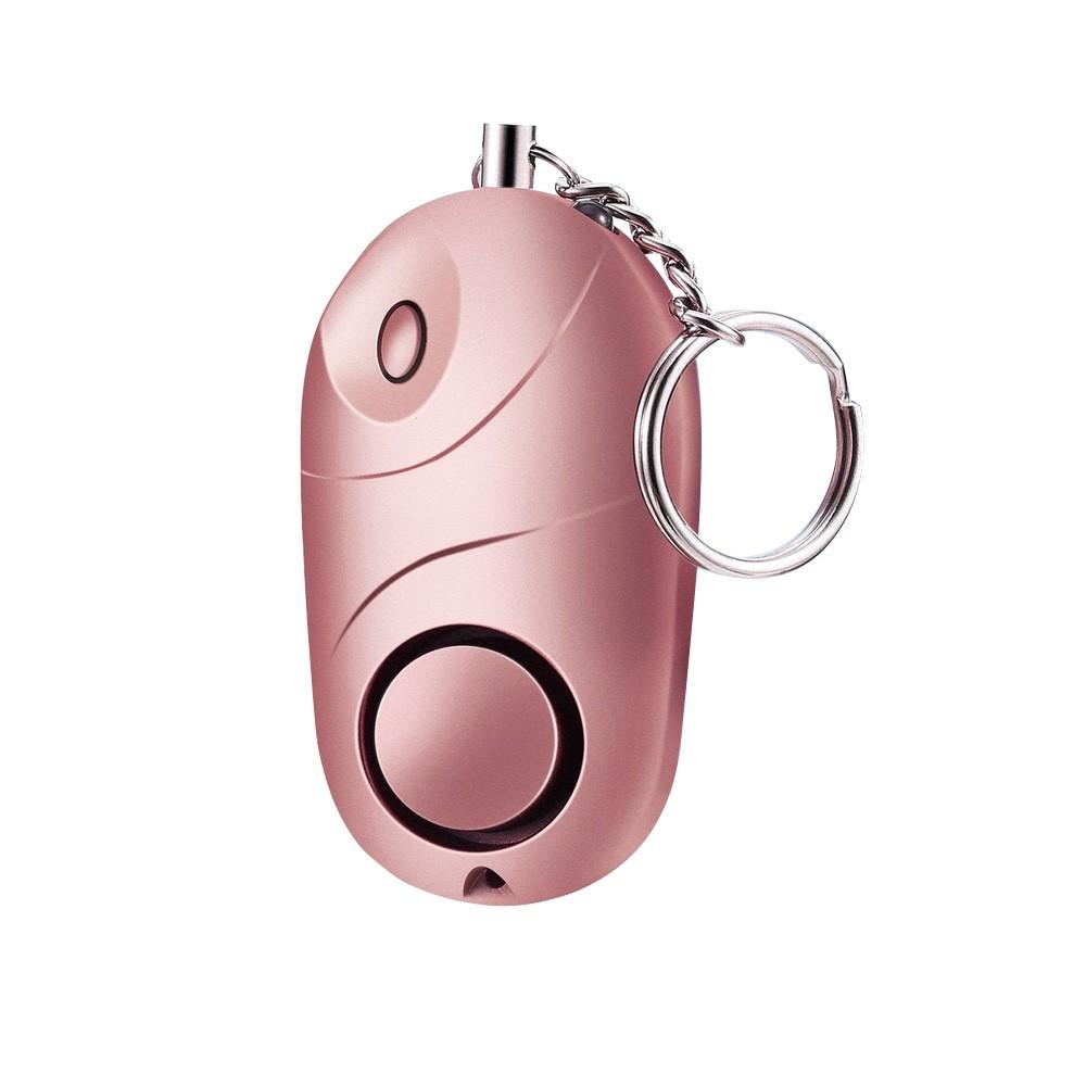 Personal Alarm 120-130dB Safe Sound Emergency Self Defense Security Alarm Keychain LED Flashlight Pink |   Alarm Systems Alarm Systems Alarm Systems