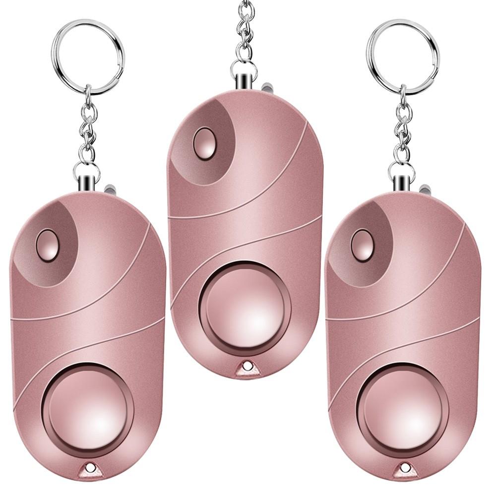 Personal Alarm 120-130dB Safe Sound Emergency Self-Defense Security Alarm Keychain Pink |   Alarm Systems Alarm Systems Alarm Systems