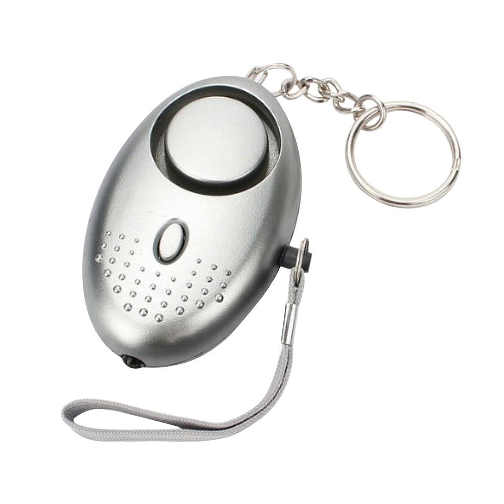 Personal Alarm 120-130dB Safe Sound Emergency Self-Defense Security Alarm Keychain Silver |   Alarm Systems Alarm Systems Alarm Systems