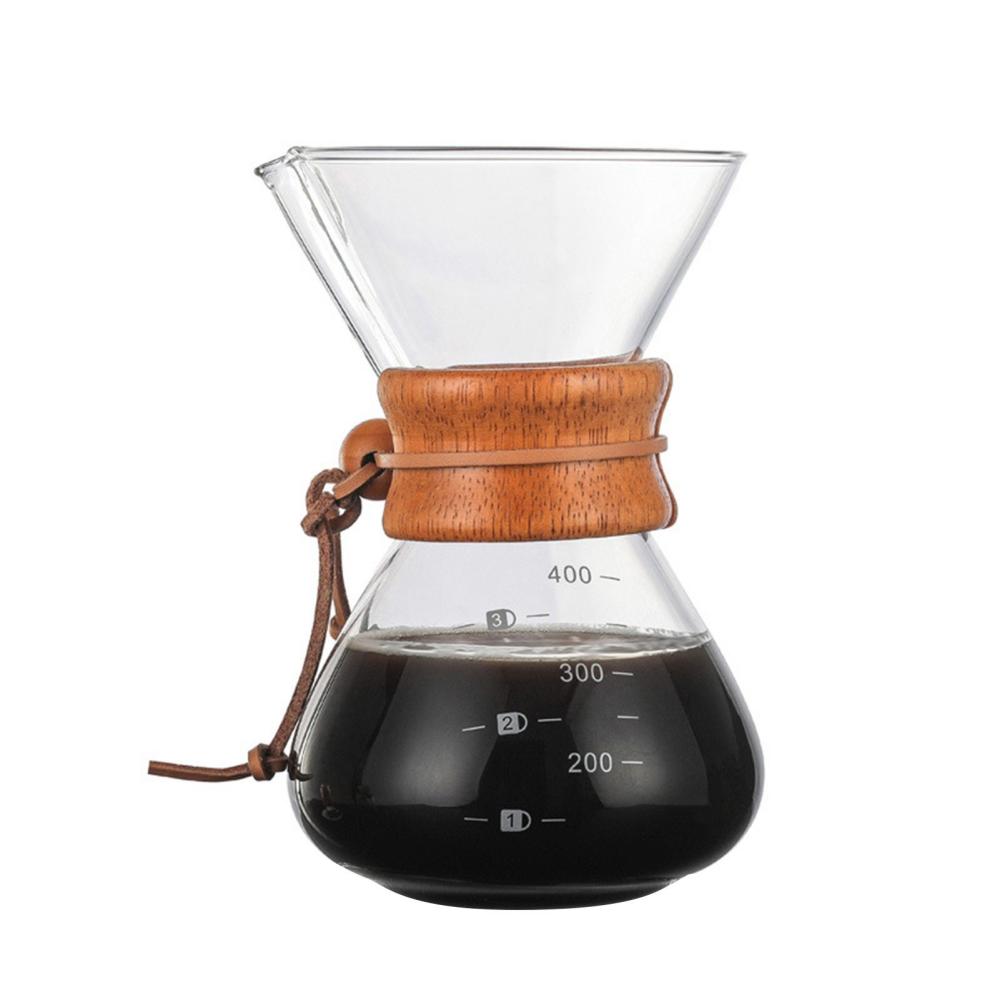 Pour Over Coffee Maker 14oz Paperless Glass Carafe with Stainless Steel Filter  |   Small Appliances Kitchen & Dining Small Appliances