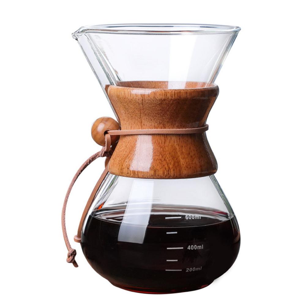 Pour Over Coffee Maker 20oz Paperless Glass Carafe with Stainless Steel Filter  |   Small Appliances Kitchen & Dining Small Appliances