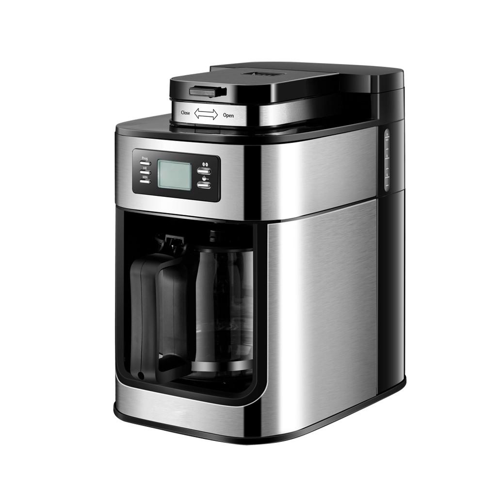 Programmable Coffee Maker with Timer 1050 Watts 1.2L Large Capacity 2-8 Cups Drip Coffee Maker Keep Warm Grind and Brew Automatic Coffee Machine with Built-In Burr Coffee Grinder  |   Small Appliances Kitchen & Dining Small Appliances