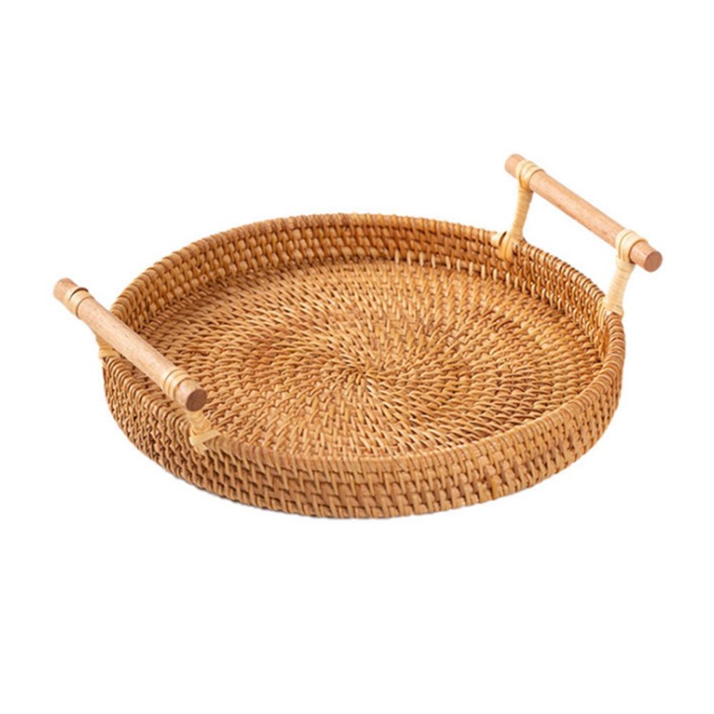 Round Rattan Bread Basket  (S)  |   Small Appliances Kitchen & Dining Small Appliances