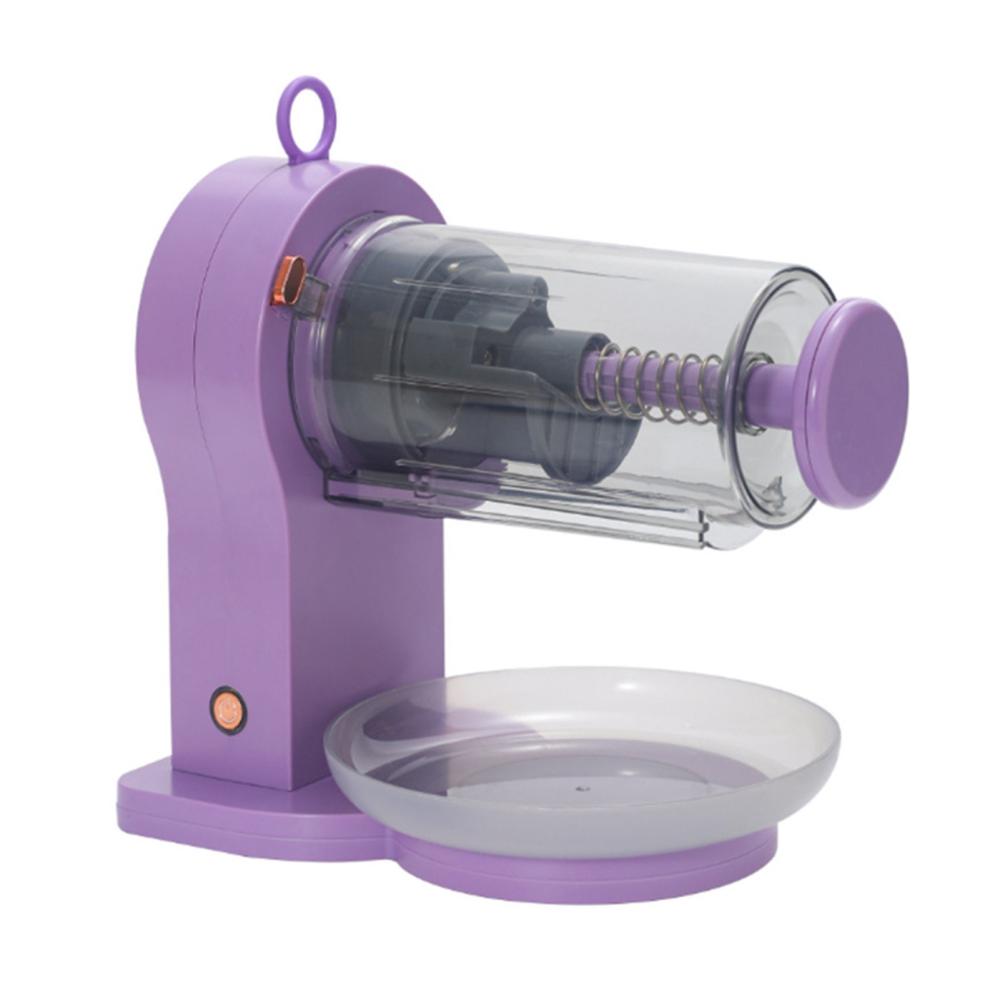 Shaved Ice Maker Slushie Machine Snow Cone Machine Ice Crusher Electric Ice Shaver with Ice Tray for Smoothies Slushy Snow Cone and More Purple |   Small Appliances Kitchen & Dining Purple