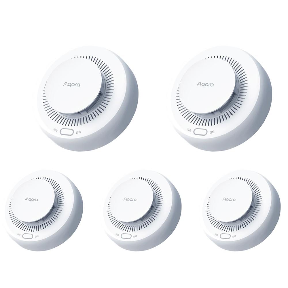 Smart Smoke Detector 5-Pack | Zigbee | Remote Alert | Long Battery  |   Alarm Systems Home Security System Alarm Systems