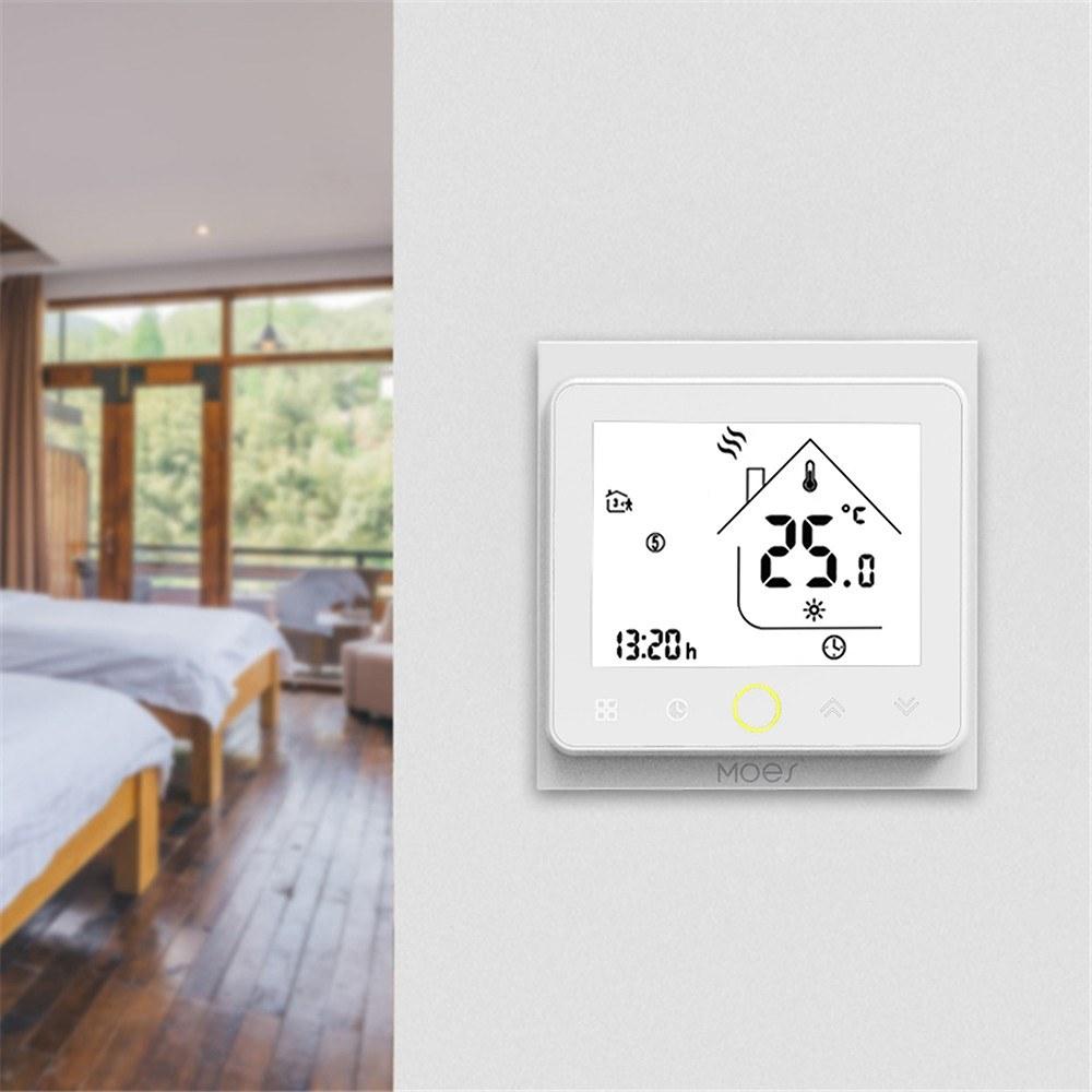 Smart Thermostat Intellight Temperature Controller Water / Gas Boiler for Home No Wi-Fi White1 |   Smart Home System Smart Home System Smart Home System