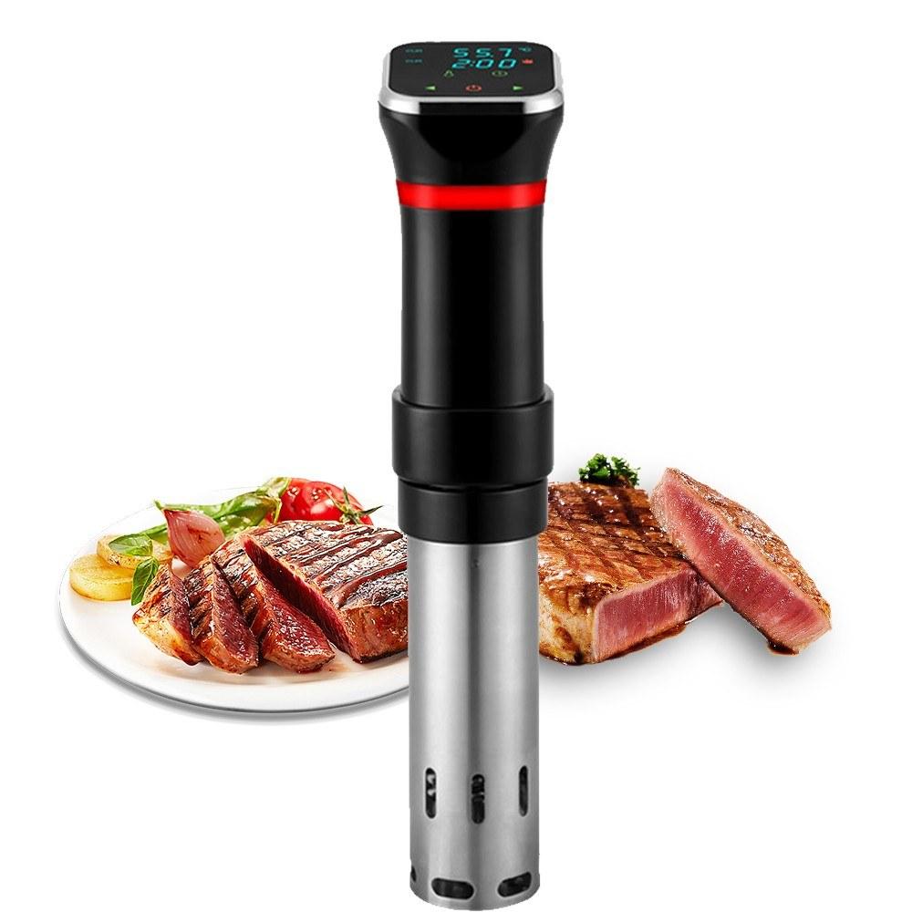 Sous Vide Machine Immersion Circulators 1100W Ultra Quiet Stainless Steel Sous Vide Precision Cooker Kitchen Gadgets with Touch Control Accurate Temperature  |   Small Appliances Kitchen & Dining Small Appliances