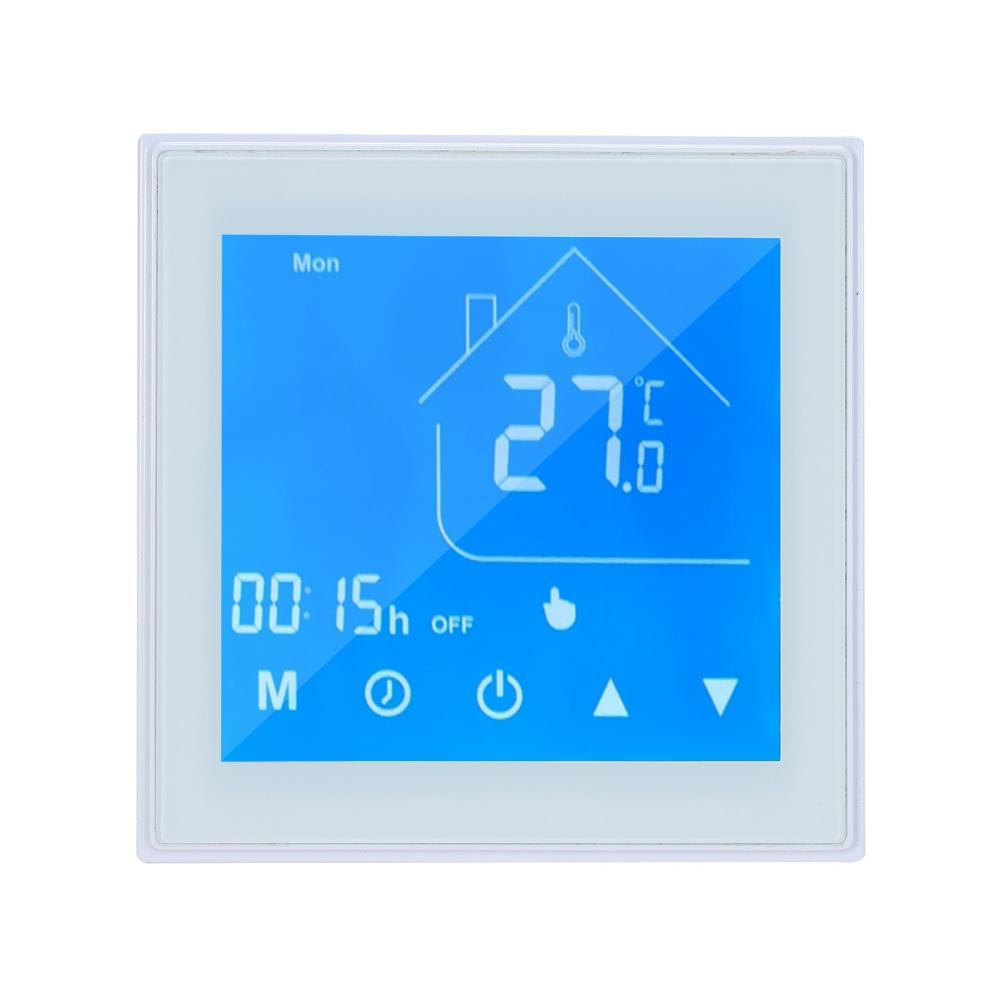 Thermostat Temperature Controller LCD Display Week Programmable for Water Heating for Household White |   Health Monitors & Testing Health Monitors & Testing Health Monitors & Testing