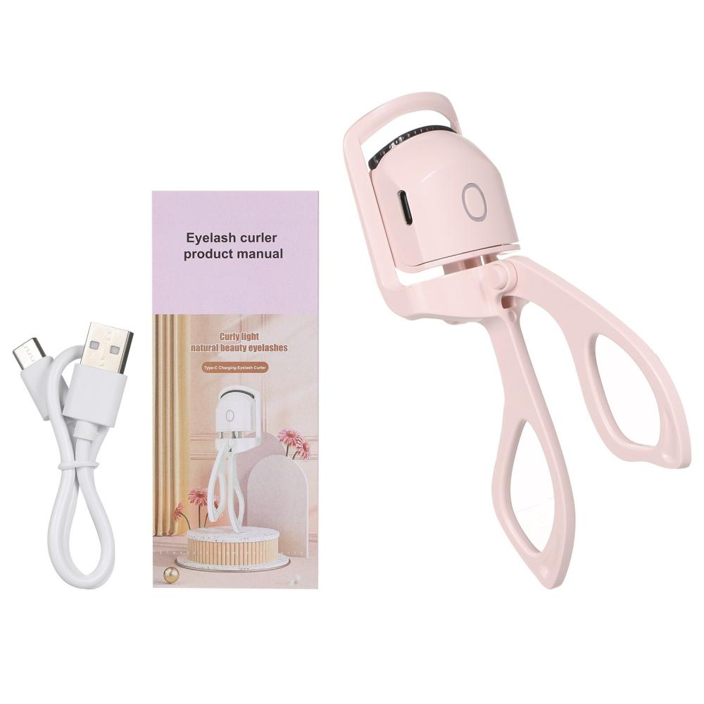 USB Rechargeable Electric Eyelash Curler Heated Eyelash Curler with 2 Temperature Modes Adjustable Eyelash Mascara Brush Quick Heating Natural Long-lasting Eye Beauty Makeup Tools Pink |   Health Monitors & Testing Health Monitors & Testing Health Monitors & Testing