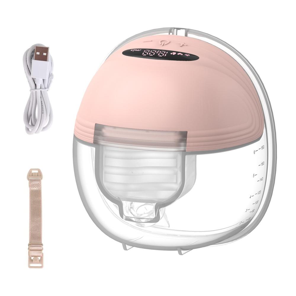 Wearable Breast Pump for Breastfeeding Pink |   Smart Home System Smart Home System Pink