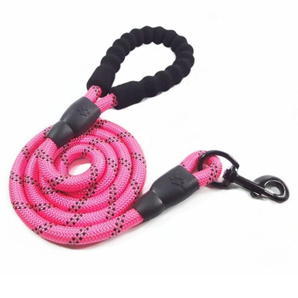 5ft Reflective Dog Leash Strong Dog Leash Pink |   Smart Home System Smart Home System Pink