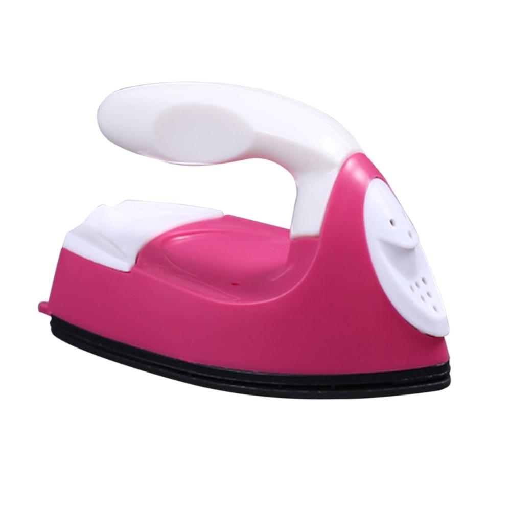 Mini Handheld Garment Iron Non-Stick Portable Electronic Iron for DIY Art and Craft with US Plug Pink |   Smart Home System Smart Home System Pink