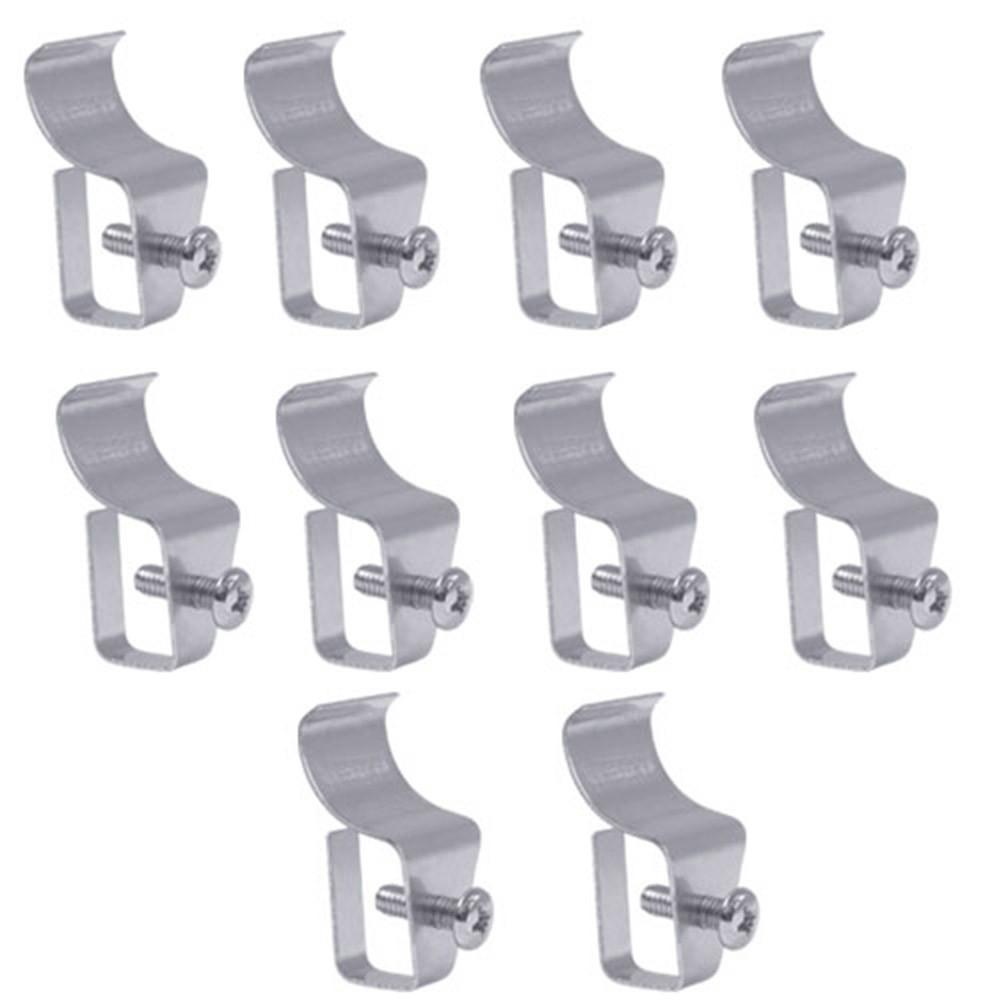 Convenient wall hooks camera hooks Blink Mini Vinyl Siding Hooks Clips No Holes Needed Easy Installation Bracket Stainless Steel Hooks Outdoor Wall Mounts Holder for Security Camera Silver |   Smart Home System Smart Home System Silver